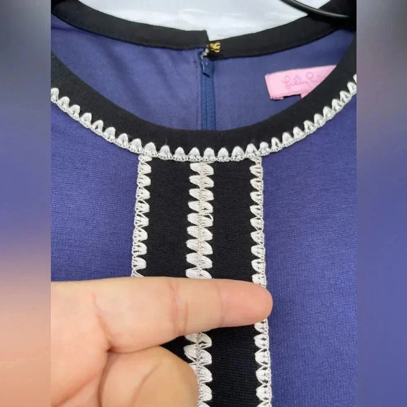 Lilly Pulitzer Fannie Stitch Sheath Dress medium - Picture 7 of 13